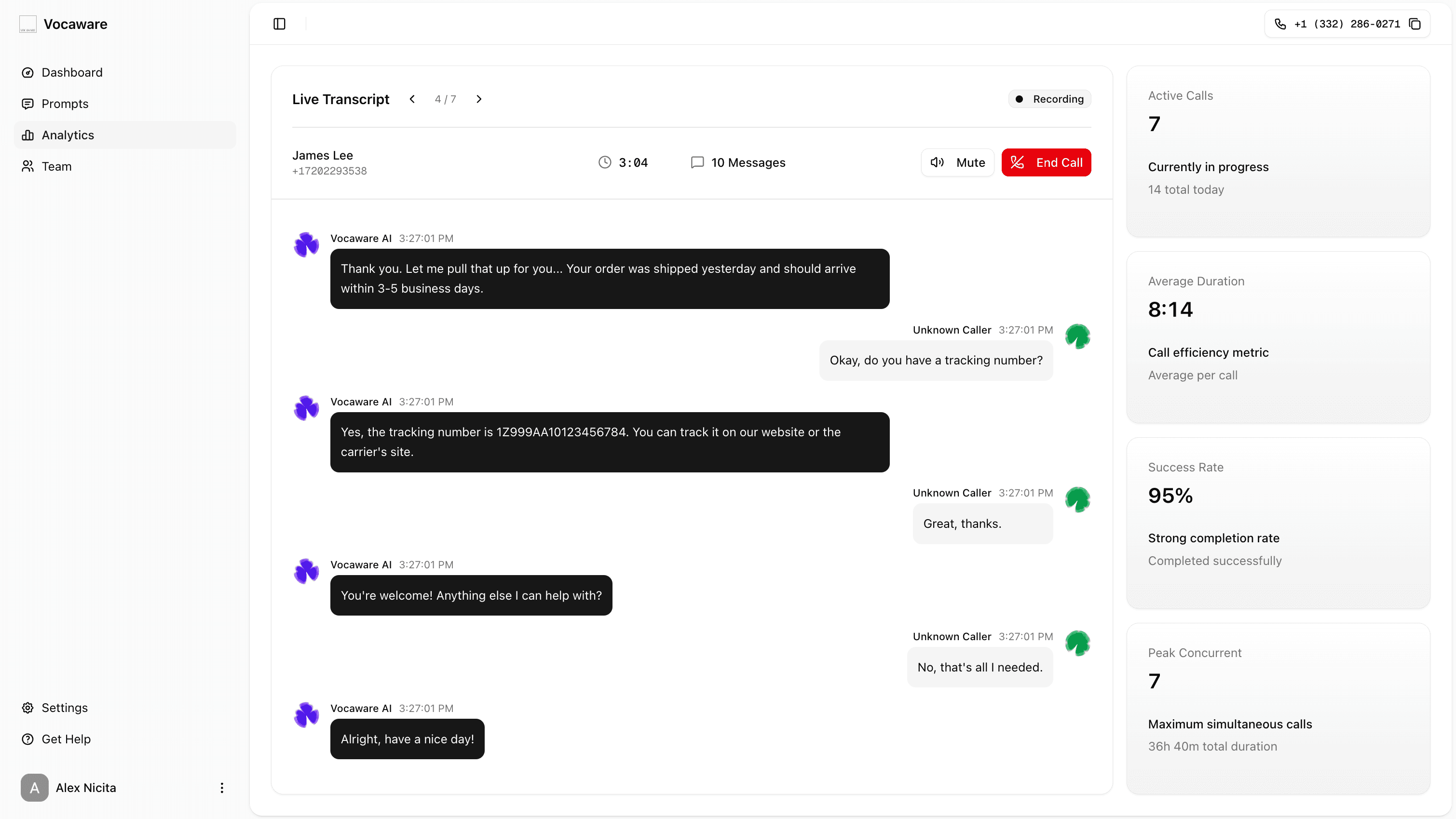 Live Call Monitoring